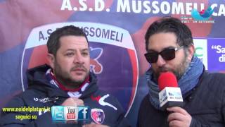 MUSSOMELI - MARSALA, IMMAGINI E INTERVISTE
