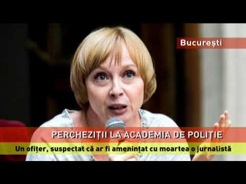 Un ofiţer de poliție, suspectat că ar fi ameninţat-o cu moartea pe Emilia Șercan