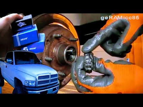 WHEEL BEARING REPLACEMENT DODGE RAM 1500 | HOW TO GET OUT DRIVE | REPAIR FIX REPLACE