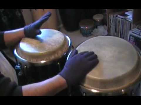 split hand Independant exercise on Conga drums
