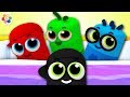 Ten In The Bed and more Nursery Rhymes Songs For Babies | Color Crew | BabyFirst TV