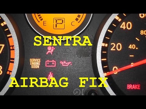 Nissan Sentra Airbag Light Fix – No Tools Required!
