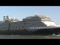 Ms Eurodam vertrekt voor Noordzee cruise