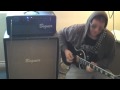 Rafael Moreira Burning on Bogner Alchemist Head with Closed Back 4x12 Cab