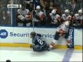 Blake Comeau hits Bryan mccabe and the Panthers and Isles scrum