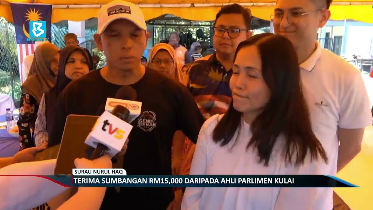 Surau Nurul Haq terima sumbangan RM15,000 daripada ahli parlimen Kulai