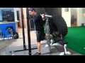 Single Leg BB Squats w free hanging Chains