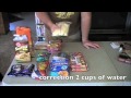 backpacking food part 1