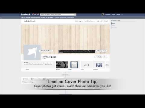 how to a photo as a cover in facebook
