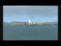 FSX Crosswind landing