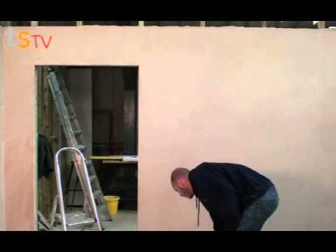 how to apply pva before plastering