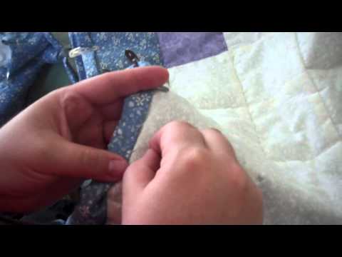 how to self bind a quilt