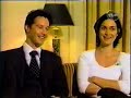 Matrix interview Carrie-Anne Moss and Keanu Reeves