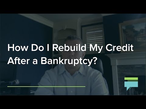 how to i rebuild my credit