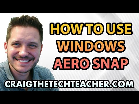 how to enable aero snap in windows 7