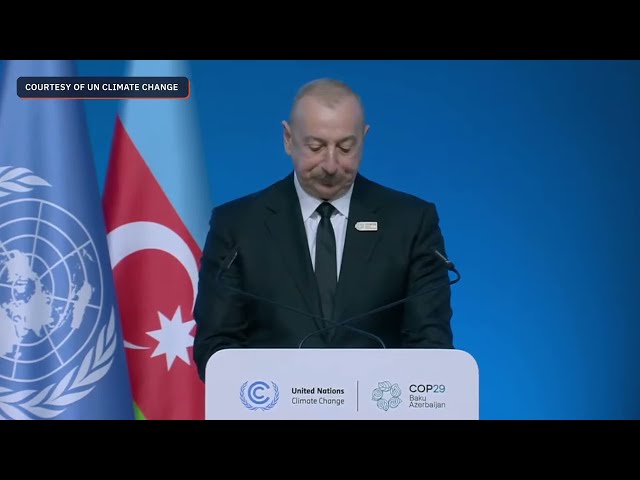 COP29: Host nation Azerbaijan hits out at West in defense of oil and gas industry
