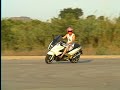 Gilera GP 800 white & gold - loud exhaust sound LeoVince titanium - BMC - carbon - HQ