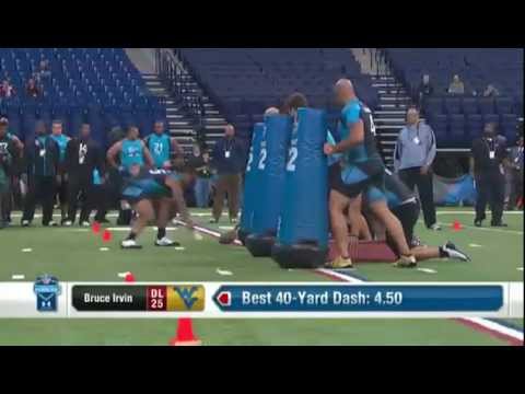 NFL Combine - Bruce Irvin NFL Combine Highlights.