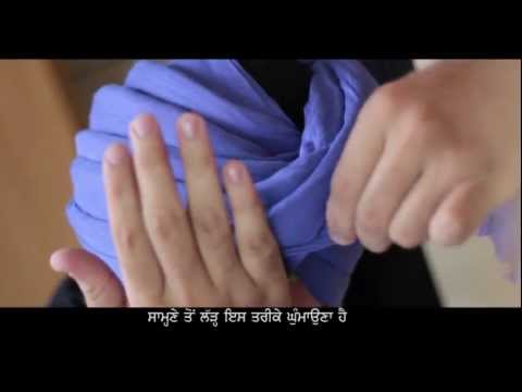 Patiala Shahi Pagg | Turban Tutorial | Daman Jit Singh ( HD 720p) With Explanations