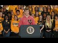 President Obama speaks at the University of Iowa - April 25, 2012