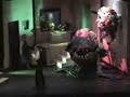 It's suppertime for Audrey II, the man-eating plant in PVPA's production of 