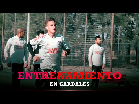 Braian Romero se entrenó por primera vez en River