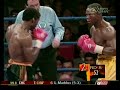 This is the rematch between Chris Eubank and Carl Thompson. Thompson won the first fight on points this fight was controversially stopped. Turned out to be Eubanks last fight.