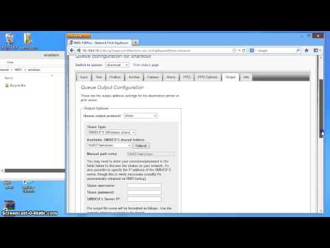 Printing PDF files into a Windows network share