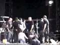 Lead singer from Panic at the disco getting bottled.