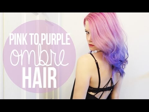 how to do purple ombre hair