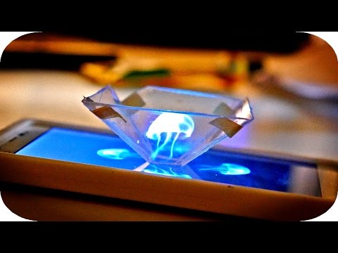 Turn your Smartphone into a 3D Hologram