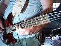 Rush The Big Money bass cover
