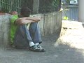 Bobao dormindo na Rua