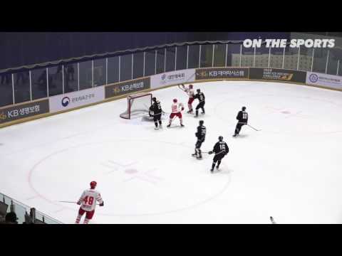 GOAL | Matthias ASPERUP | 2017. 2. 10 | Denmark vs Japan | KB Euro Ice Hockey Challenge 2017