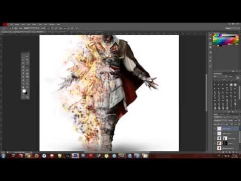 how to make dissolve effect in photoshop