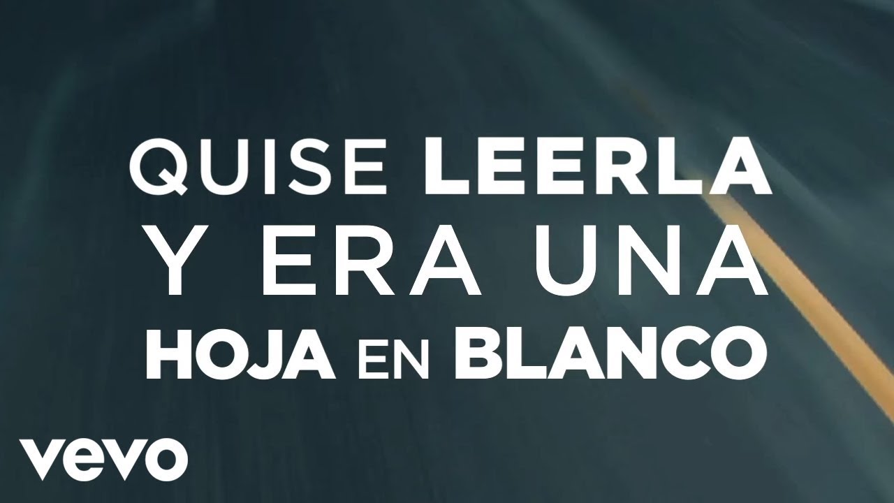 Video y Letra de Hoja En Blanco Dread Mar I