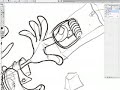 Funny scene drawn in photoshop Funny scene drawn in photoshop