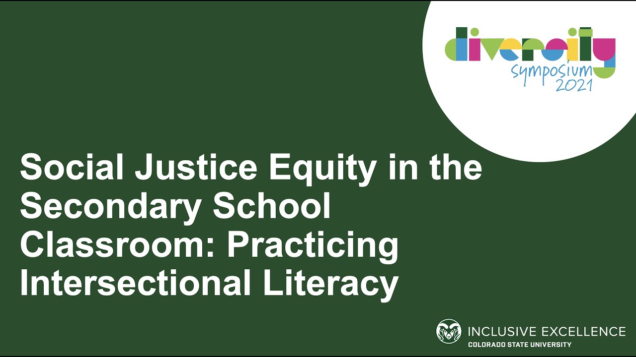 Social Justice Equity in the Secondary School Classroom: Practicing Intersectional Literacy