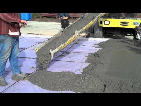 how to fasten foam board to concrete