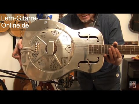 Mein neues Gitarrenbaby Paramount Sylke 0 Nickel Resonator Gitarre, Dobro, Bottleneck Workshop