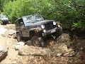 My Jeep on a rocky trail