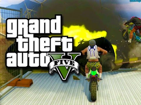 GTA 5 - The Windmill Highway!! (GTA 5 Funny Moments and Races!)