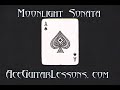 Moonlight Sonata Guitar Lesson (First 9 bars)