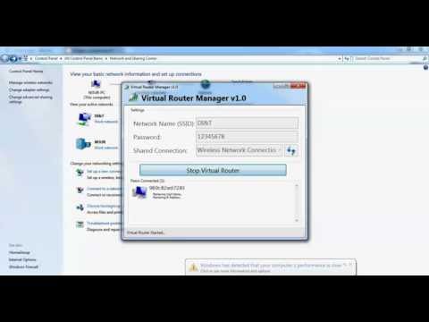 how to virtual router windows 7