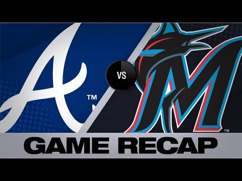 Video: Anderson's 2 home runs fuel Marlins' 9-2 win | Braves-Marlins Game Highlights 8/8/19