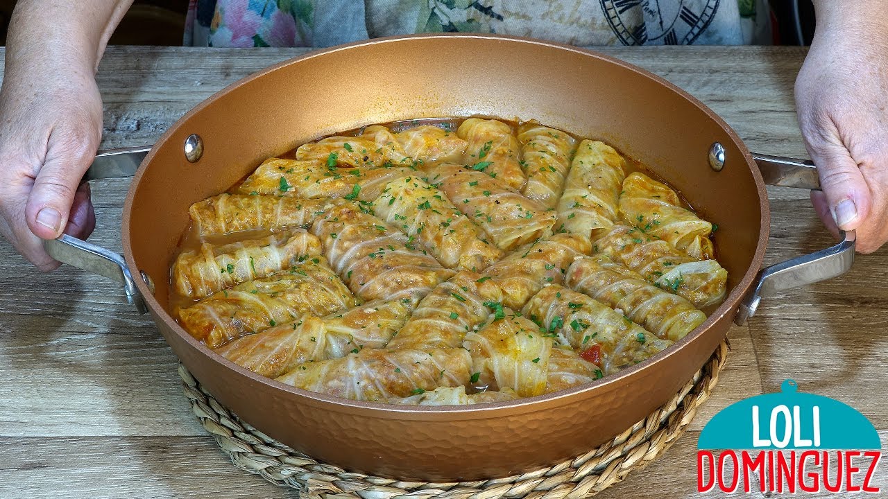 Rollitos de col saludables