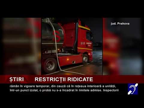 Restricțiile privind consumul apei, ridicate