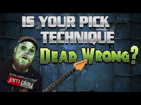 wrong - Most guitar players have DEAD WRONG picking technique. This video shows you how to correct yours. Learn more: http://bit.ly/1s3vq6U What's the fastest way to get faster on guitar? Watch this...
