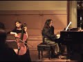 timora rosler-cello and kl�ra w�rtz-piano.
sonata no.3 in a major op. 69. 2nd movement: scherzo. allegro molto.
marathon concert, complete beethoven sonatas for cello and piano.
cristofori, amsterdam, jan. 2005