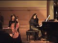 timora rosler-cello and kl�ra w�rtz-piano.
sonata no.3 in a major op. 69. 2nd movement: scherzo. allegro molto.
marathon concert, complete beethoven sonatas for cello and piano.
cristofori, amsterdam, jan. 2005